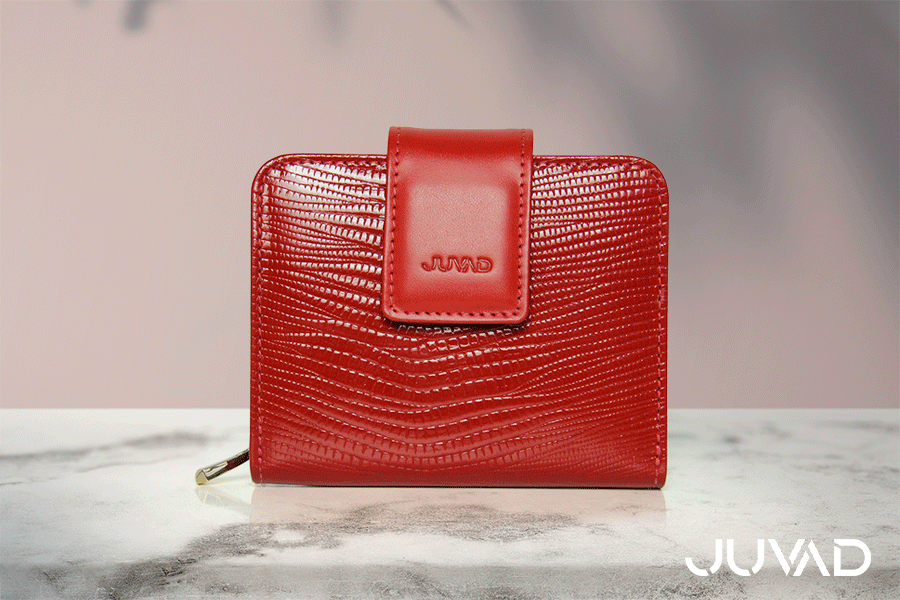 Billetera Johansson Rojo Charol