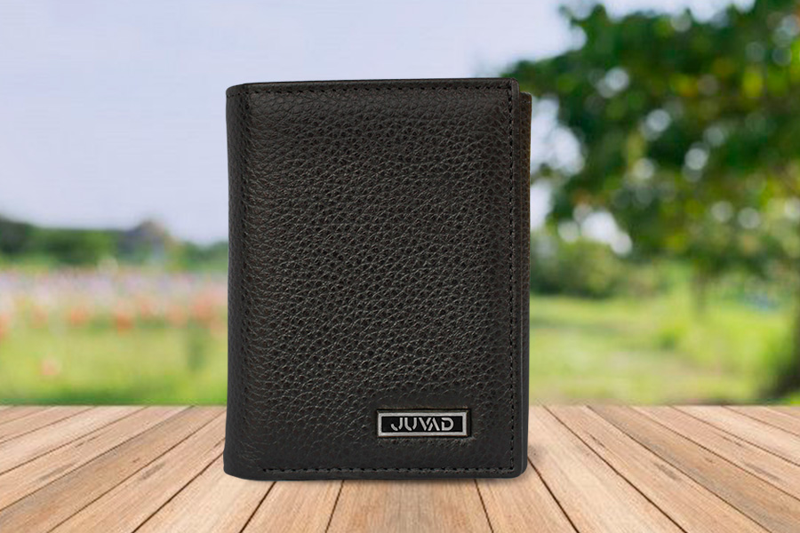 Billetera 3 cuerpos Cuero Miland Negro
